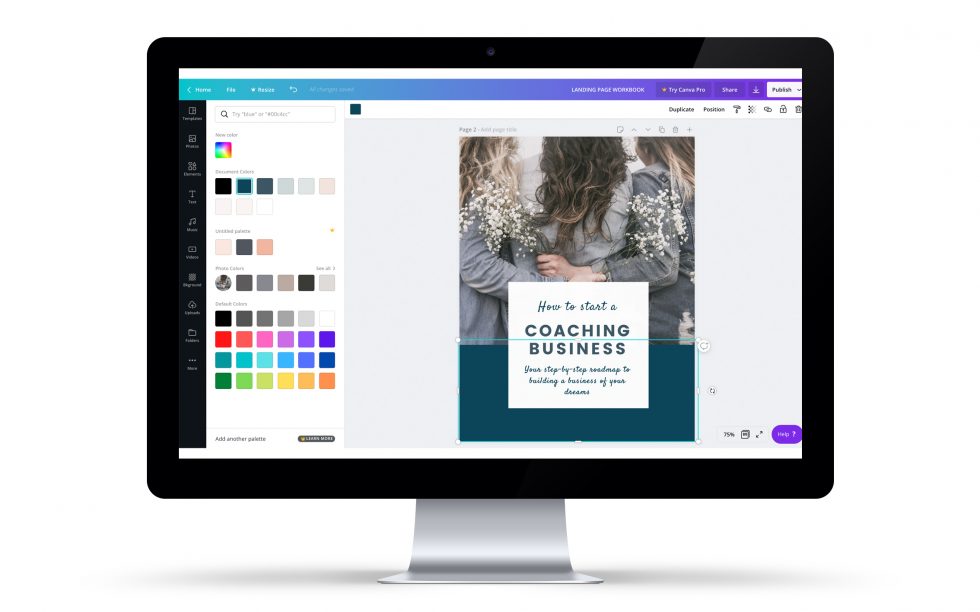 How to make a course workbook using Canva | Miri Campbell