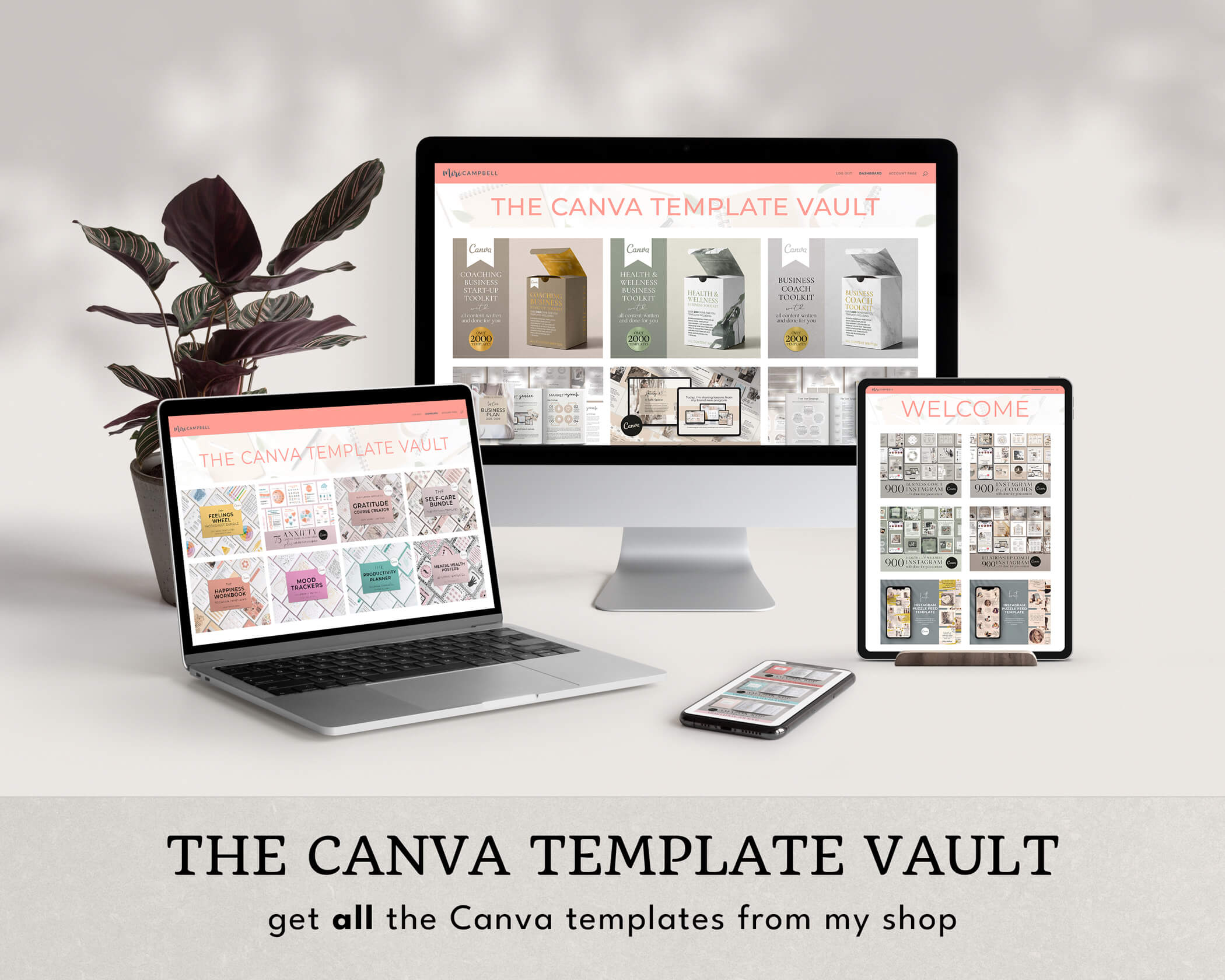 canva templates for your coaching business