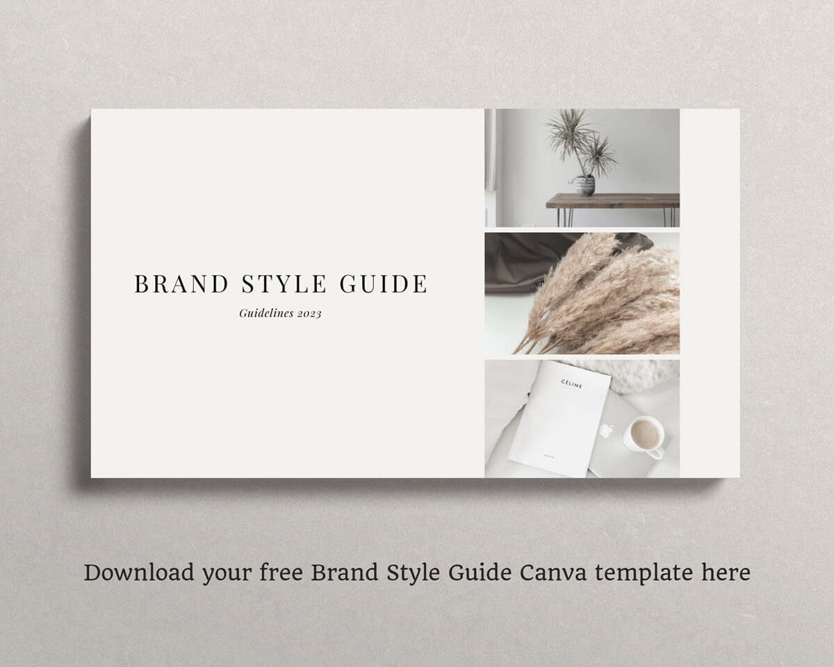 Brand style guide Canva templates