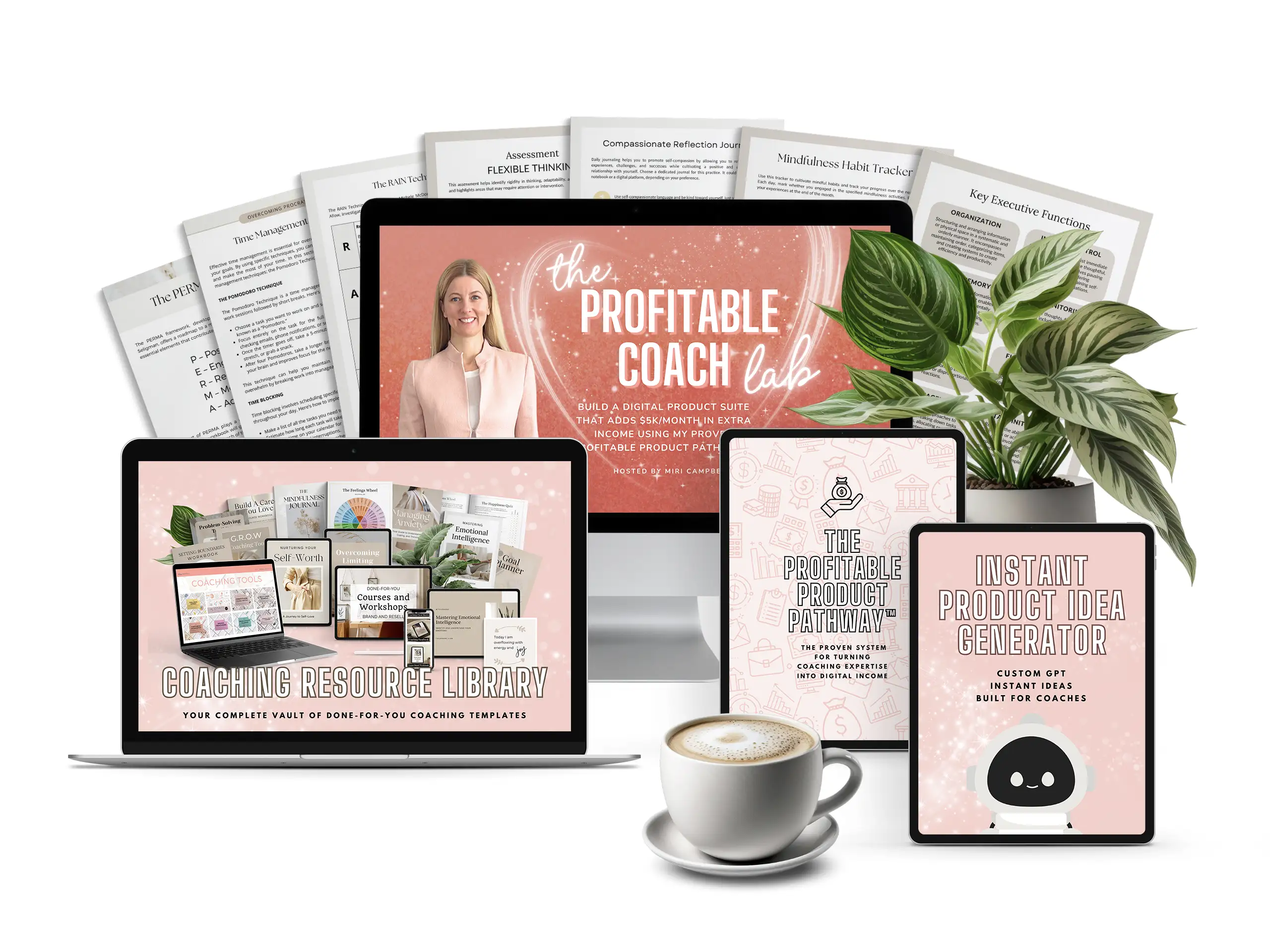 canva templates for your coaching business